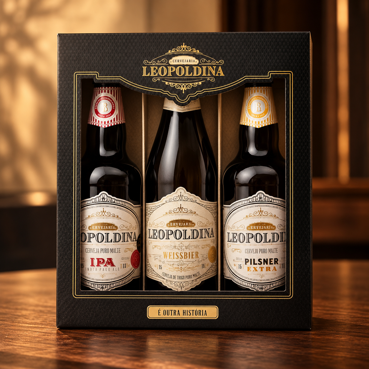 Kit Leopoldina IPA , Weissbier, Pilsner Extra - Imagem 2